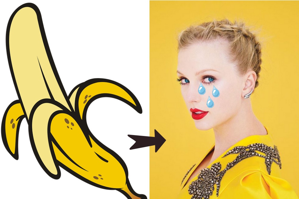Почему банан довел до слез Тейлор Свифт?