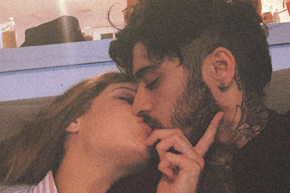 Джиджи Хадид и Зейн Малик показали страстный поцелуй