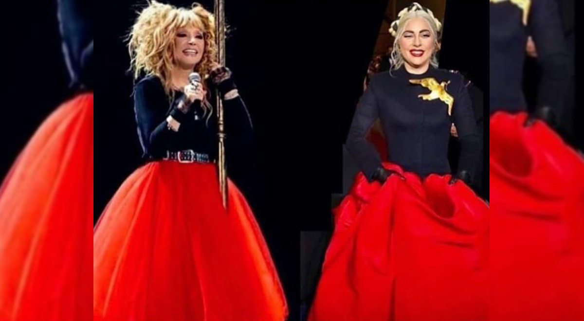 Леди Гага сплагиатила платье Аллы Пугачевой