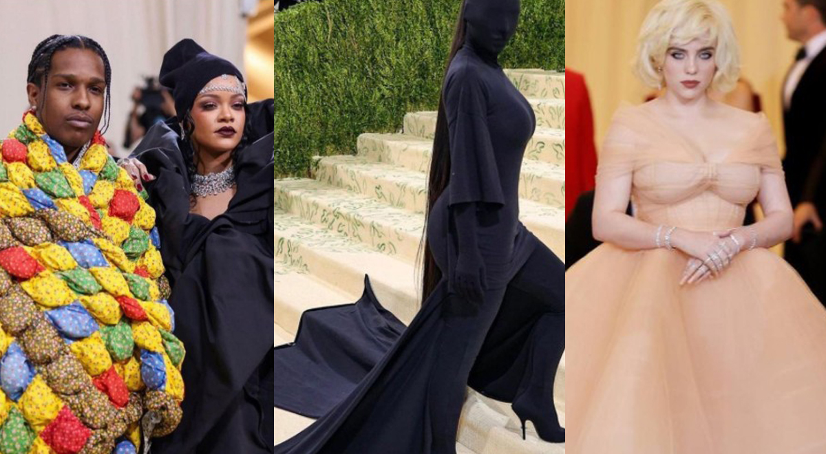 Трэш-наряды Met Gala 2021: Рианна в одеяле, Билли Айлиш в луке принцессы Дисней и Ким в стиле Бэтмена