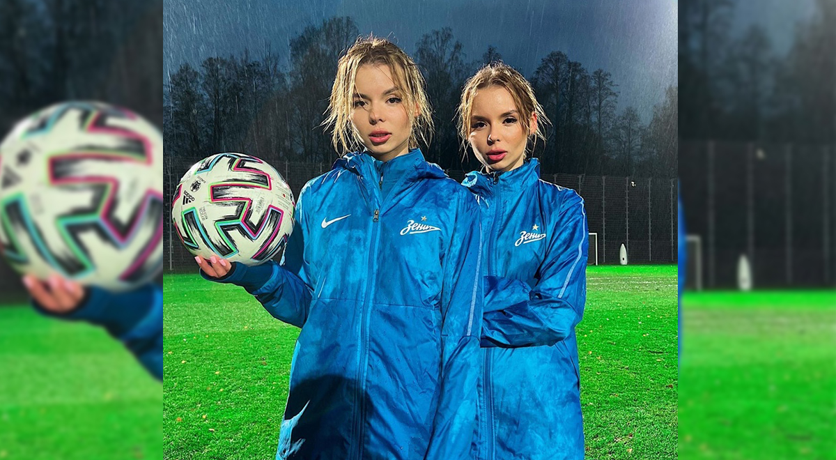 Близняшки- блогеры TWINSRUSSIAN Катя и Настя стали частью спортивного клуба ЗЕНИТ