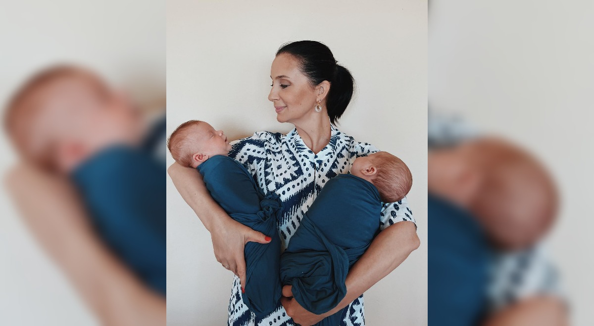 Как подросли за полгода!: счастливая бабушка Екатерина Стриженова показала новорожденных внуков-двойняшек
