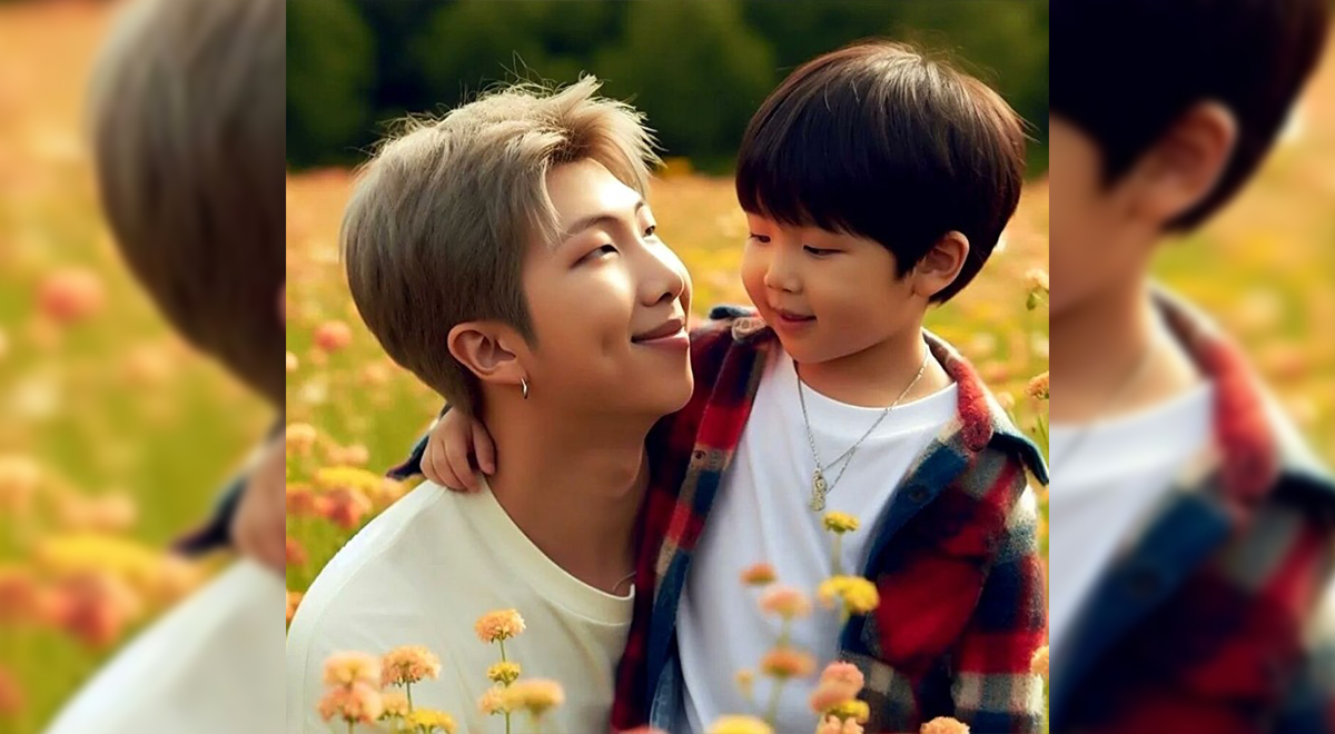RM и вправду женат?! В сеть утекло его фото с сыном